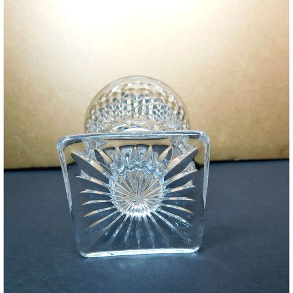 Westmoreland Juice Glasses English Hobnail Set of 4 Clear with Pedistal - Picture 5 of 7